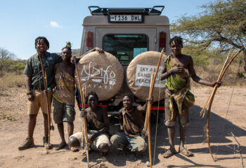 With the Hadza People (Bushmen)